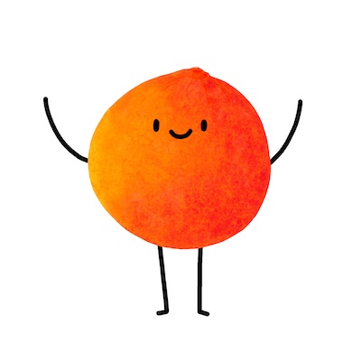 Pomeranč ilustrace